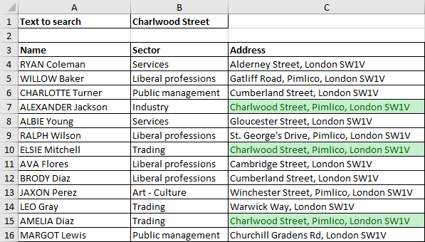 Excel 2016 Example Conditional Formatting
