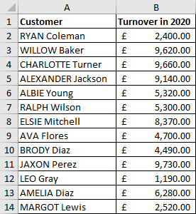 Excel 2016 Example Conditional Formatting