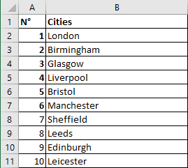 Excel 2016 Example Delete every other row
