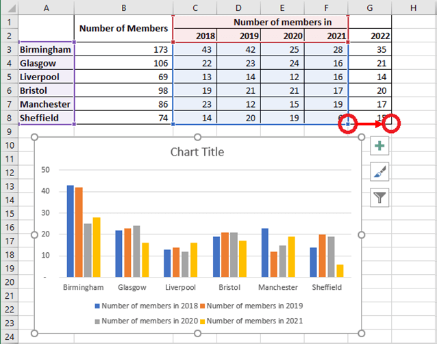 Excel 2016 Modify source data