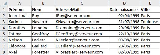 Excel 2016 Exemple Supprimer les doublons