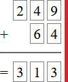 Opération d'addition
